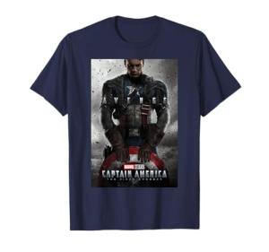 Captain America Movie Poster Tee by Marvel Studios