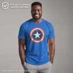 80s Captain Marvel Short Sleeve T-Shirt for Men