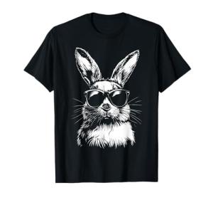 Easter Bunny with Sunglasses Funny T-Shirt