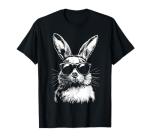 Easter Bunny with Sunglasses Funny T-Shirt