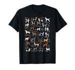 ABC Dog Breeds A-Z Canine Identification Novelty Tee