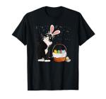 Easter Cat with Bunny Ears T-Shirt for Everyone
