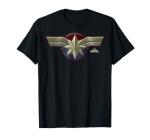 Captain Marvel Movie Chest Symbol Novelty Graphic Tee