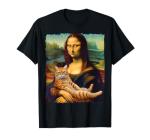 Mona Lisa Cat Lover T-Shirt Design