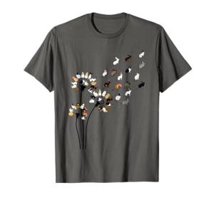 Funny Dandelion Bunny Flower Graphic Tee