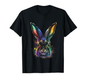 Watercolor Bunny Easter Novelty T-Shirt