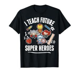 I Teach Super Heroes Marvel Avengers T-Shirt