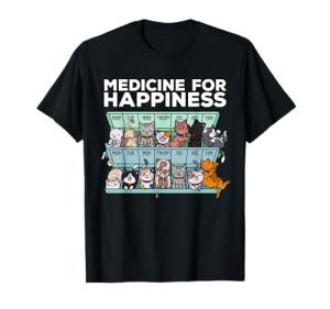 Happiness is Cats Every Day T-Shirt