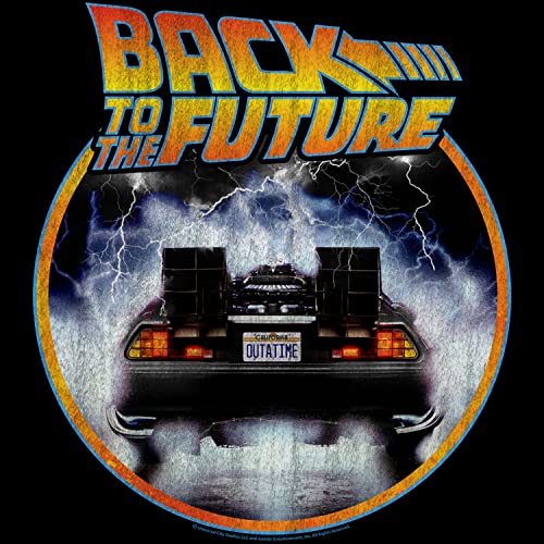 Back to the Future Movie Black Tee-Shirt