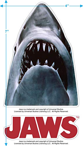 Jaws Movie Quints Shark Fishing Tee & Stickers 2XL