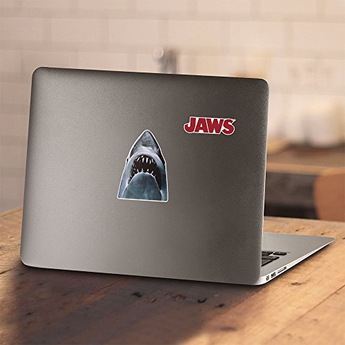 Jaws Movie Quints Shark Fishing Tee & Stickers 2XL