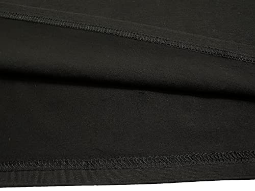 Funny V-Neck Graphic Tee for Women - Black