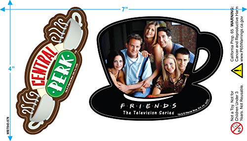Friends TV Show Logo Black Novelty T-Shirt