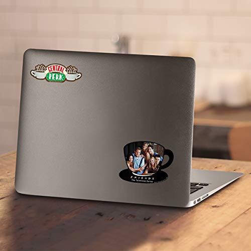 Friends TV Show Logo Black Novelty T-Shirt