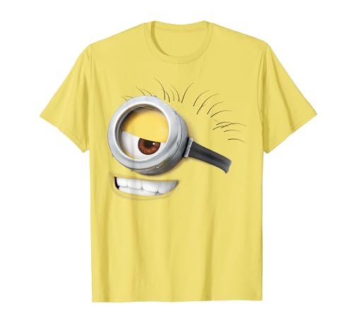 Minions Carl Smirk Face Graphic Novelty Tee