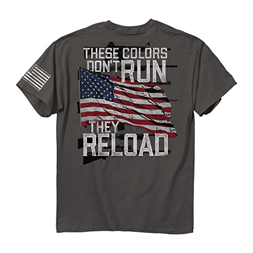 Buck Wear Men's Charcoal Novelty T-Shirt, X-Large