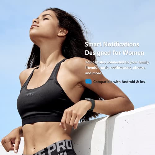 FITVII Smart Fitness Tracker with Health Monitors