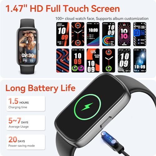 VPSTAY 24/7 Heart Rate Fitness Tracker Smart Watch