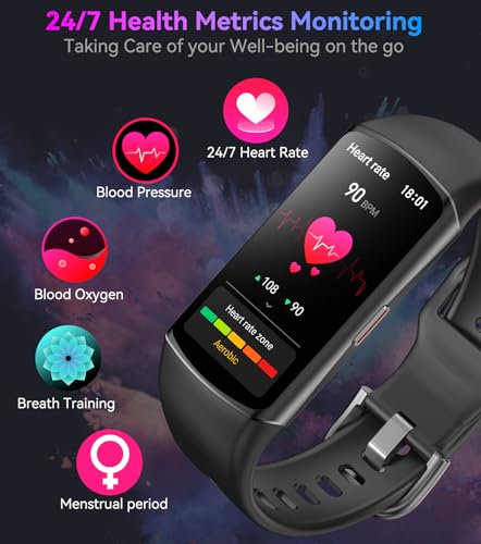 Smart Health Fitness Watch with Heart Rate Monitor
