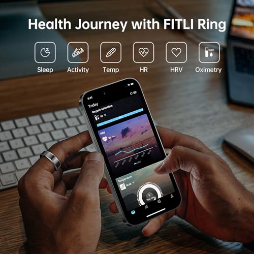FITLI Smart Ring: Fitness & Sleep Tracker
