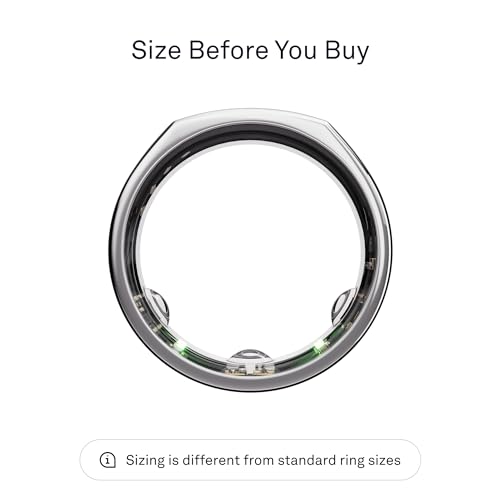 Oura Ring Gen3 Heritage Silver Smart Wearable
