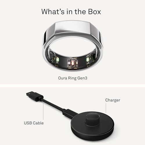 Oura Ring Gen3 Heritage Silver Smart Wearable