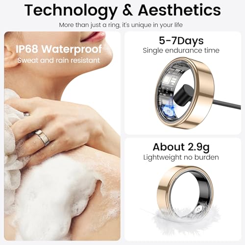 Upgraded Smart Ring: Fitness & Health Tracker