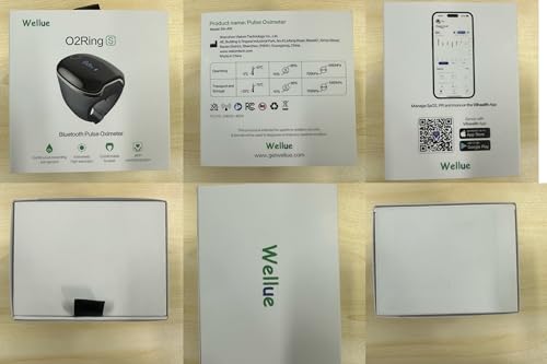 Wellue O2Ring-S Bluetooth Oxygen Monitor with Vibration