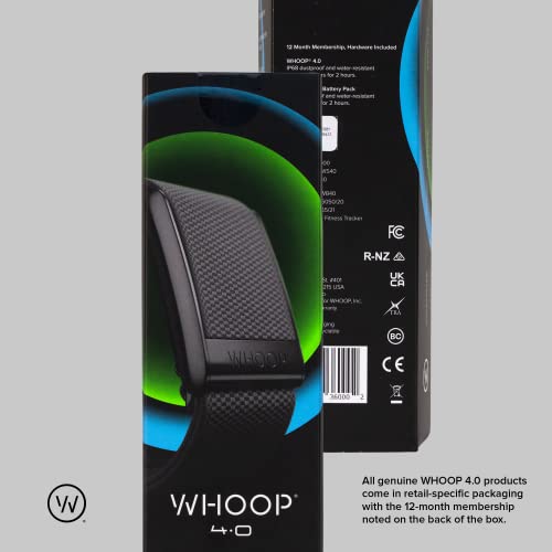 WHOOP 4.0 Fitness Tracker with Subscription & Accessory