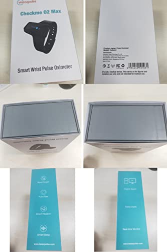 Wearpulse Bluetooth Wrist Pulse Oximeter with Smart Reminder