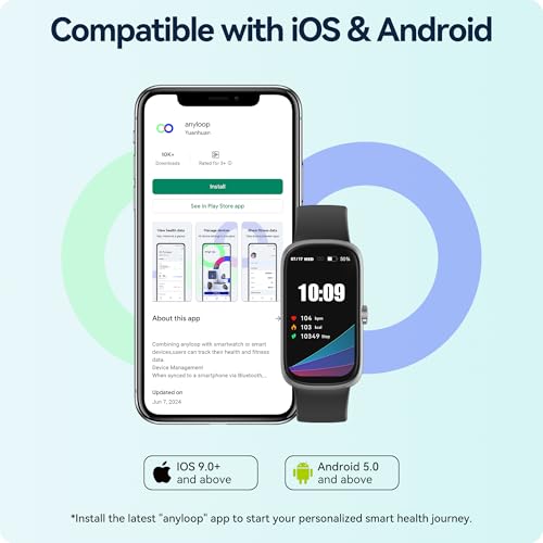 24/7 Health Fitness Tracker with Heart Rate Monitor