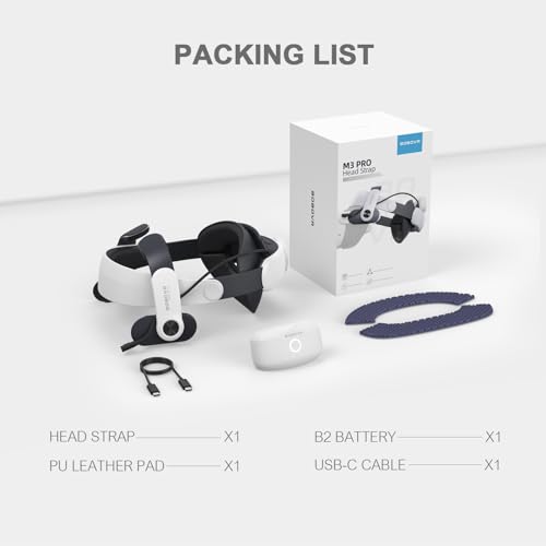 BOBOVR M3 Pro Battery Pack Head Strap