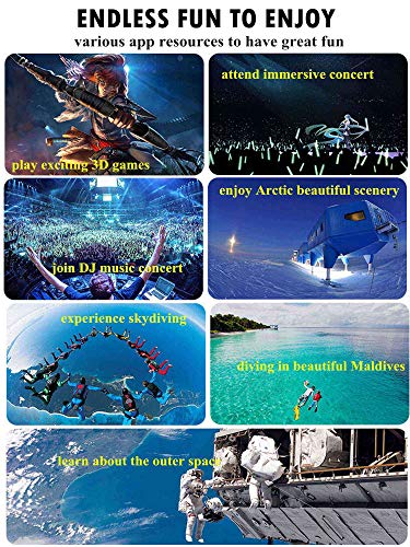 Universal VR Headset with Controller and Headphones