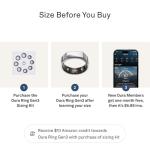 Oura Ring Gen3 Heritage Silver Smart Wearable