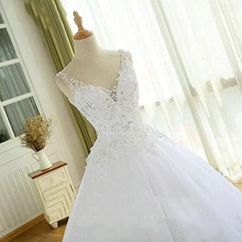 2024 Beaded Corset Lace Up Ball Gown Wedding Dress