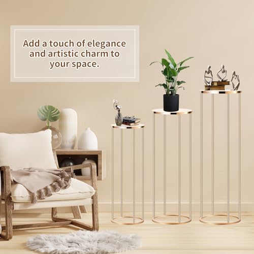 Gold Flower Stand Centerpieces for Wedding Tables