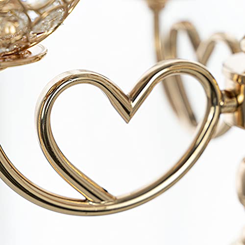 Gold Crystal Candelabra Centerpieces for Wedding Tables