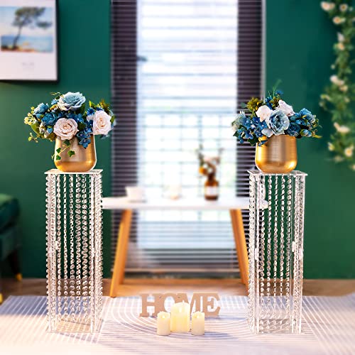 Elegant Bulk Wedding Centerpiece Stands - Set of 10