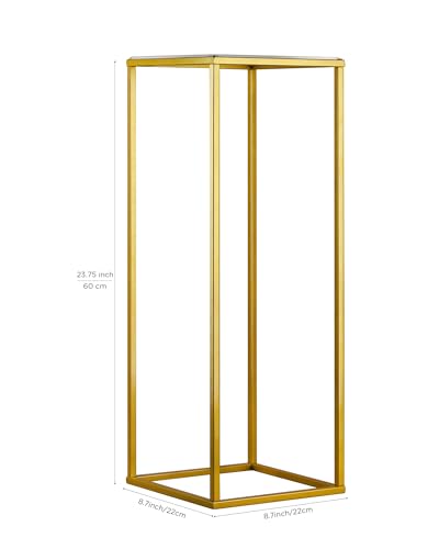 Gold Wedding Flower Stand Column for Elegant Centerpieces