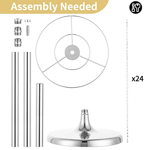 Elegant Crystal Silver Vase Set for Wedding Centerpieces