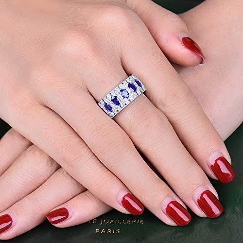 14k Gold Natural Gemstone Wedding Rings for Women