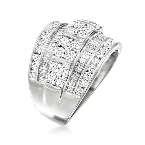 Stunning 2.00 ct. t.w. Diamond Multi-Row Ring