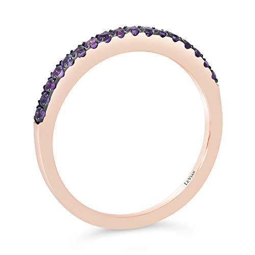 Le Vian Purple Amethyst Stackable Wedding Ring Size 8