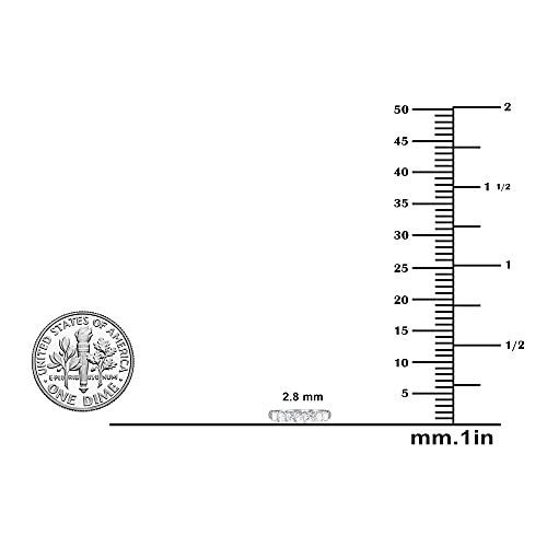 1.0 Carat Princess-cut Diamond White Gold Wedding Band