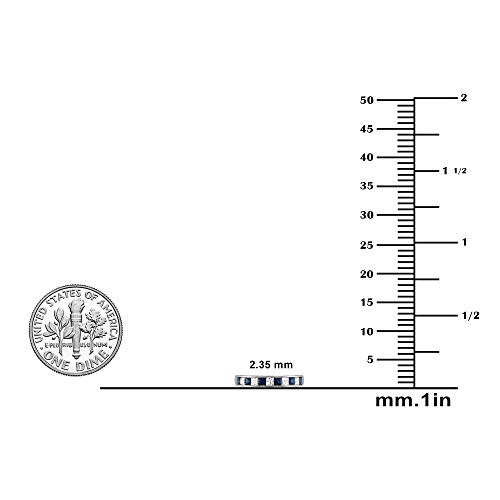 1 Carat Diamond Princess-cut Sapphire Wedding Band Ring