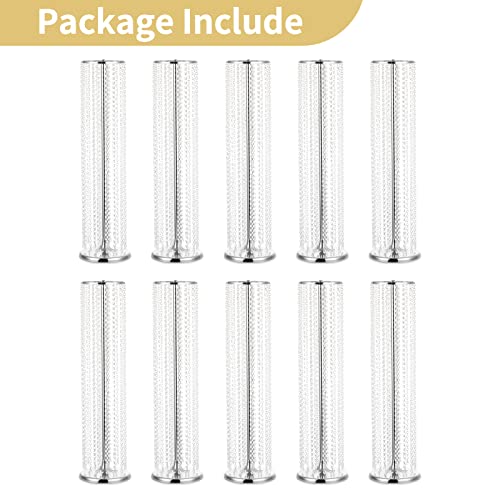 Elegant Crystal Silver Vase Set for Wedding Centerpieces