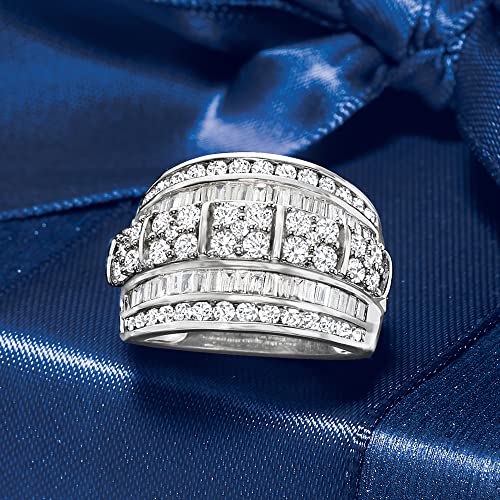 Stunning 2.00 ct. t.w. Diamond Multi-Row Ring