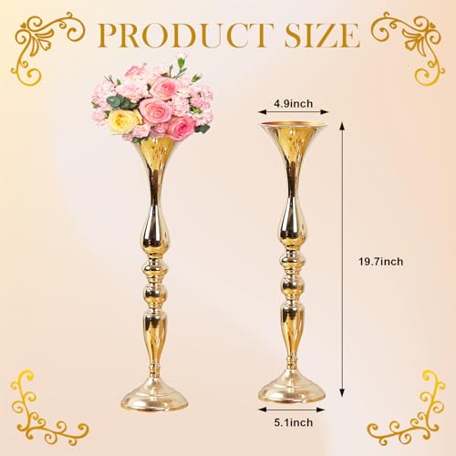 Metal flower stand for elegant wedding centerpieces
