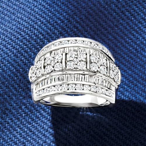 Stunning 2.00 ct. t.w. Diamond Multi-Row Ring
