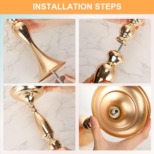 Metal flower stand for elegant wedding centerpieces